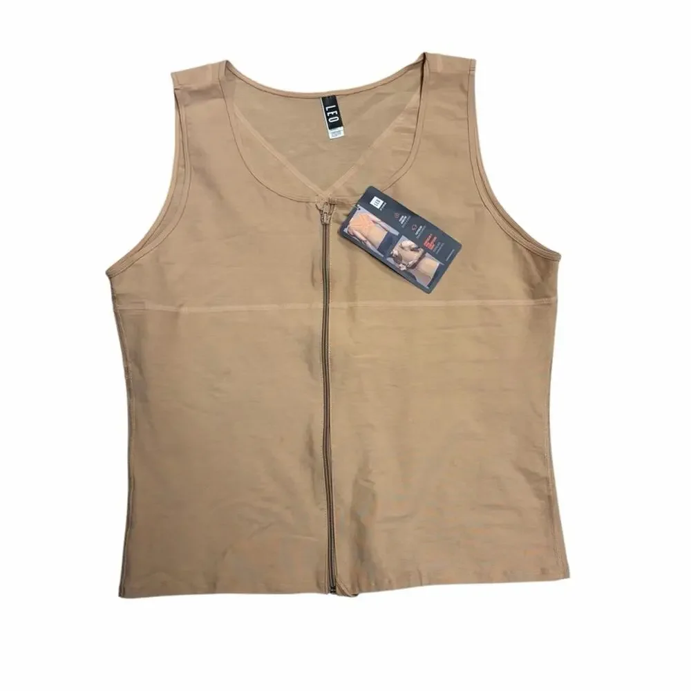 NWT‎ Leonisa LEO Men's Compression Tank Top - 4XL
